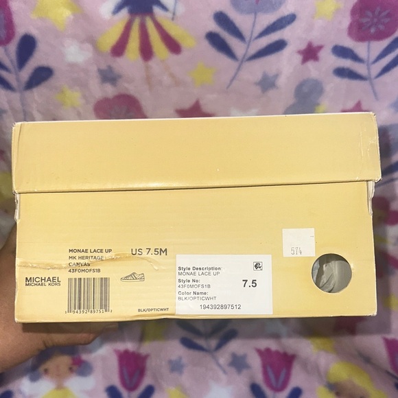 Michael Kors Monochrome Lace-Up Sneakers - Picture 8 of 8